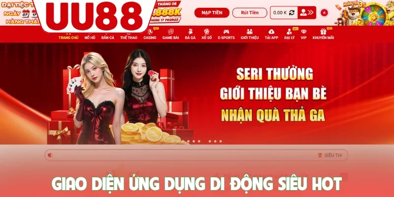 Giao diện ứng dụng di động siêu hot