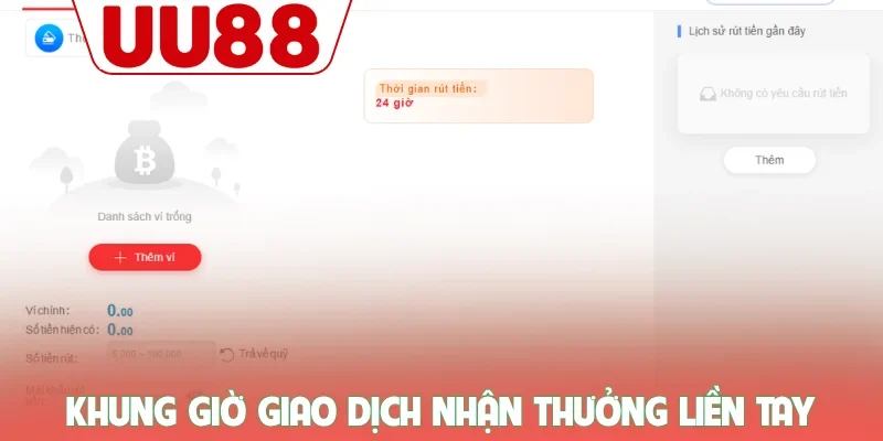 Khung giờ giao dịch nhận thưởng liền tay