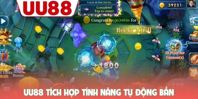 UU88 tích hợp tính năng tự động bắn